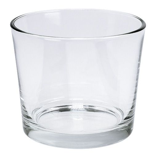 Floristik24 Maceta de cristal Ø14,5cm transparente 6ud
