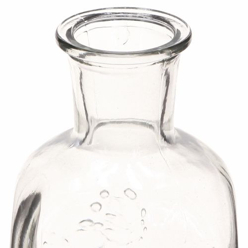 Artículo Jarrón de cristal botella jarrón con motivo jarrón de cristal transparente H19cm 2 piezas