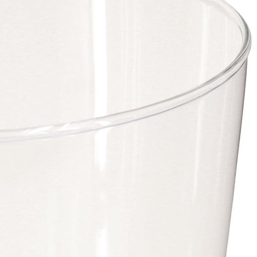Artículo Jarrón de cristal cónico florero transparente Ø10cm H20cm