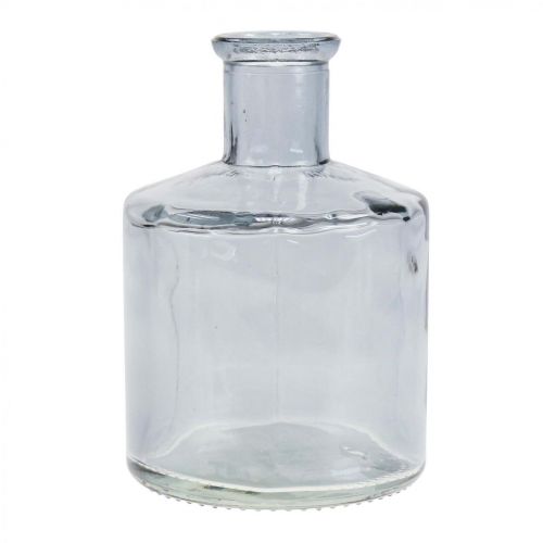 Floristik24 Florero de vidrio botellas de boticario florero decorativo de vidrio tintado Ø7cm 6 piezas