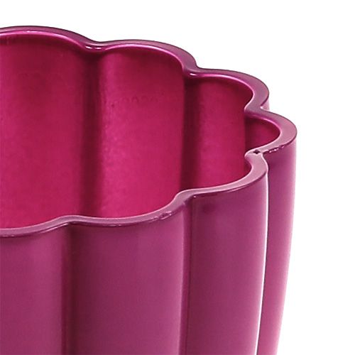 Floristik24 Florero de vidrio "Bloom" Erika Ø14cm H17cm