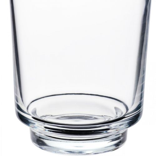 Floristik24 Macetero de orquídeas de cristal con base transparente H16cm Ø13.4cm