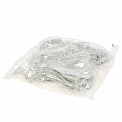 Floristik24 Decoraciones para árboles de Navidad alas de ángel brillo blanco 16cm 12pcs