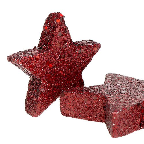Floristik24 Brillo de estrellas para difundir Burdeos 4-5cm 40pcs