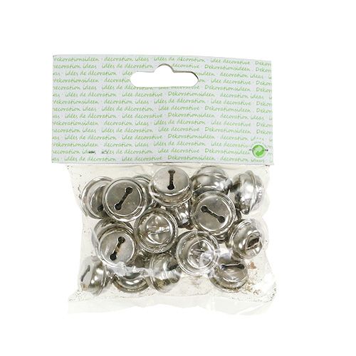 Artículo Abrazadera campana 19mm plata 20uds