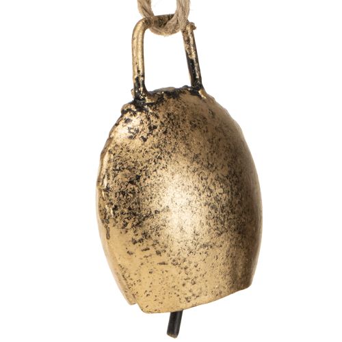 Floristik24 Campanas adornos árbol navidad metal vintage dorado 5 cm 8 piezas