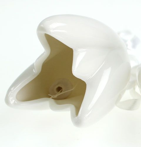 Floristik24 Bellflower blanco para colgar 9cm, 10cm 2pcs
