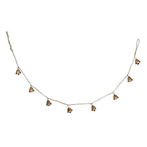 Floristik24 Guirnalda campana cobre 1m