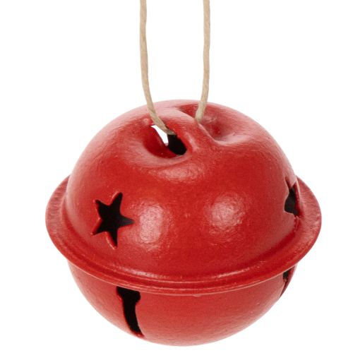 Colgantes decorativos en forma de campana con motivo de estrella, 3 cm, 9 unidades comprar | Floristik24.es