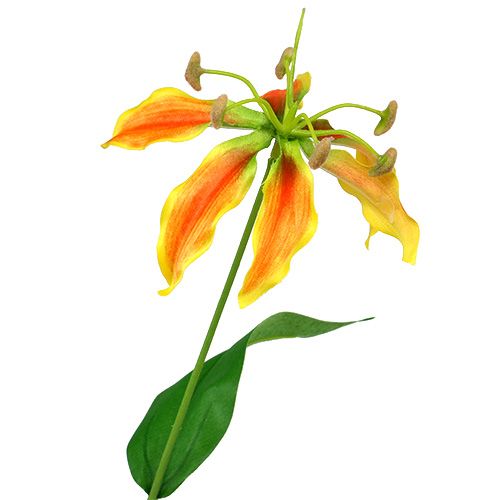 Artículo Rama Gloriosa amarillo anaranjado 90cm 1ud