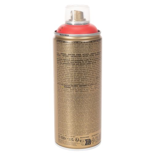 Pintura en aerosol color frambuesa para superficies y decoración Montana Gold Red 400 ml | Floristik24.es