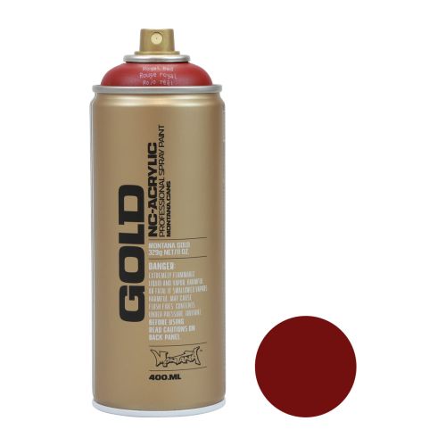 Artículo Pintura spray rojo pintura en spray pintura acrílica Montana Gold Royal Red 400ml
