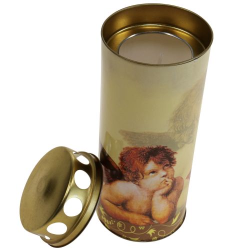 Artículo Vela funeraria ángel vela funeraria con motivo de luz de luto Ø6cm H15,5cm
