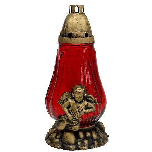 Floristik24 Vaso grave claro Ø14cm H28cm 4pcs