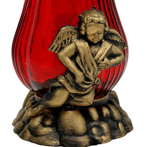 Floristik24 Vaso grave claro Ø14cm H28cm 4pcs