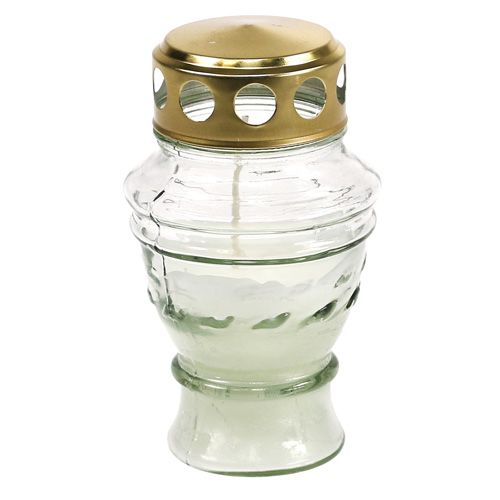 Floristik24 vela cementerio white H13cm 6pcs