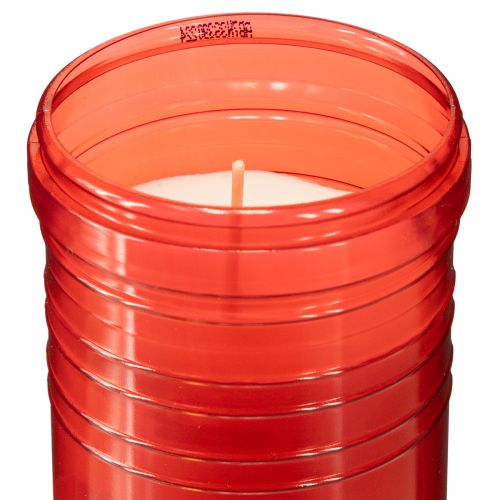 Artículo Velas para tumba rojas Ø7,5cm H24,5cm 1 pieza