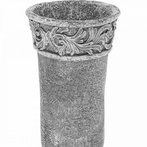 Floristik24 Adornos funerarios Flores de luto Jarrón funerario con espiga L24cm