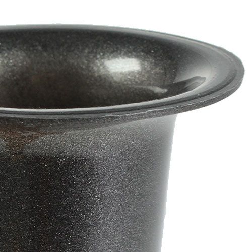 Artículo Jarrón para tumba antracita 28,5 cm