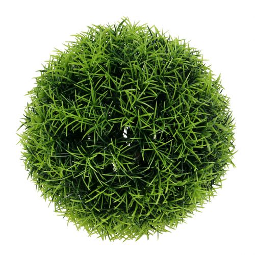 Floristik24 Bola de hierba bola decorativa artificial verde Ø18cm 1ud