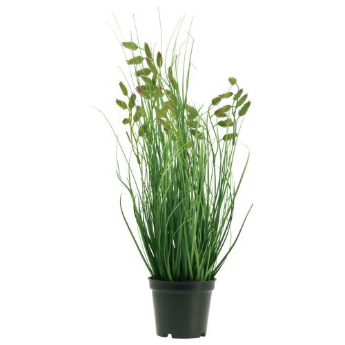 Floristik24 Planta en maceta artificial de césped artificial de hierba temblorosa 36 cm