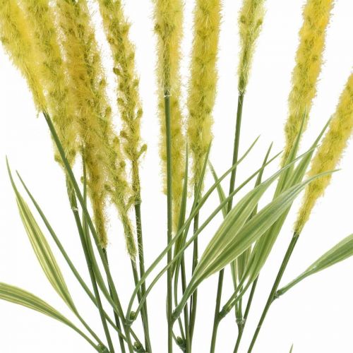 Floristik24 Hierbas artificiales cola de zorra amarilla flores artificiales 62cm 4 piezas