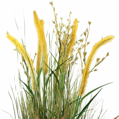 Artículo Manojo de hierba decoración otoñal con umbelas 84cm