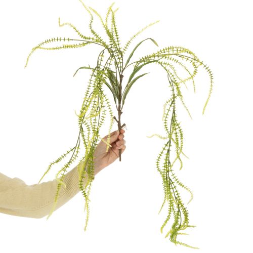 Artículo Planta artificial de mijo verde para elegantes decoraciones colgantes y elegantes detalles de habitación, 114 cm