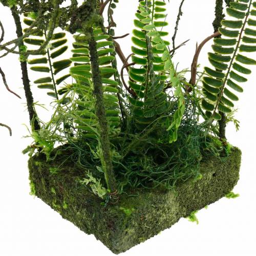 Floristik24 Moss deco grass house con musgo artificial y helecho