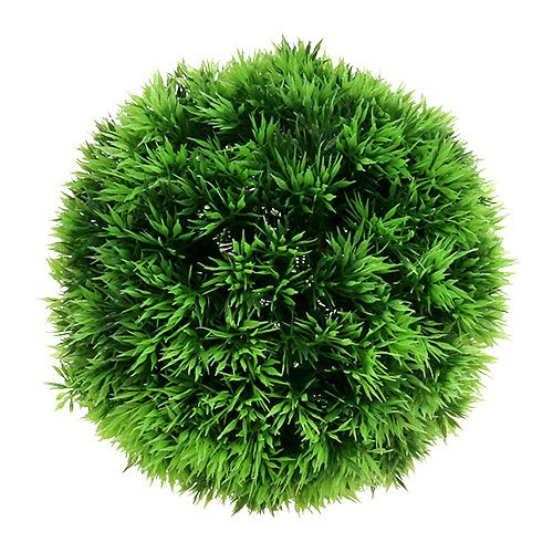 Floristik24 Bola de hierba bola decorativa plantas artificiales verdes redonda Ø18cm 1 pieza
