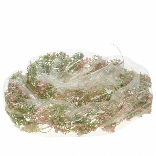 Floristik24 Guirnalda de gypsophila Rosa 180cm