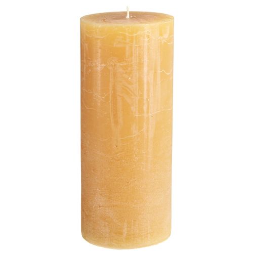 Velas grandes en velas de pilar de miel 85mmx200mm 2 piezas