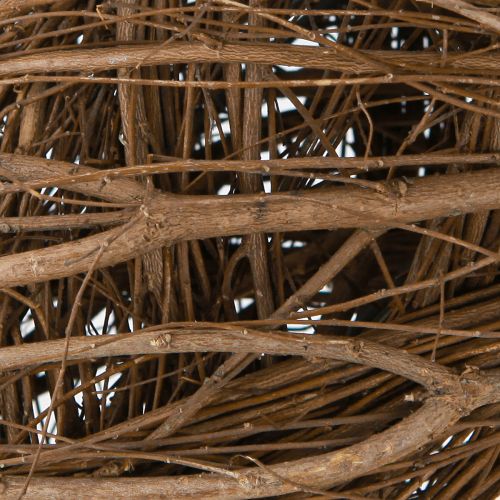 Artículo Gran corona decorativa de olmo natural de ramas Ø50cm