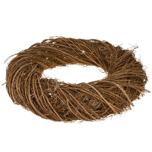 Artículo Gran corona decorativa de olmo natural de ramas Ø50cm