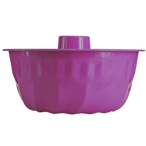 Artículo Molde para tartas Bundt molde para tartas decorativo de metal violeta Ø23cm H12cm