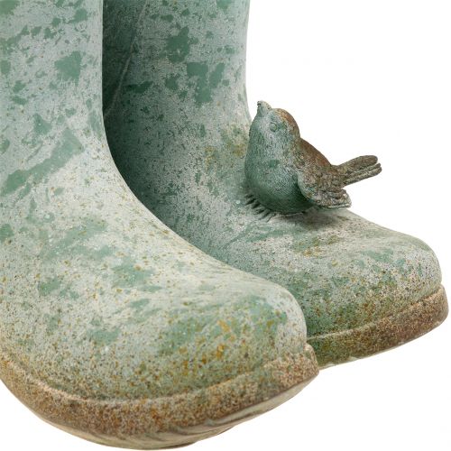 Floristik24 Macetero botas par vintage Al. 26 cm