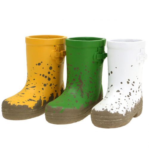 Floristik24 Mini botas de goma para macetero 10.5cm 6pcs