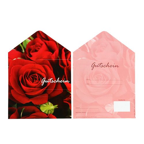 Floristik24 Cupones motivo rosas 25ud.