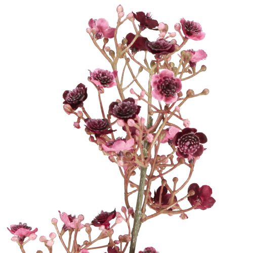Artículo Gypsophila Artificial Baby&#39;s Breath Burdeos 106cm 2 piezas