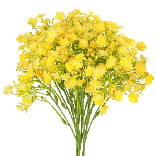 Artículo Gypsophila paniculate hierba de yeso flores amarillas L46cm 4 piezas