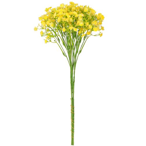 Artículo Gypsophila paniculate hierba de yeso flores amarillas L46cm 4 piezas
