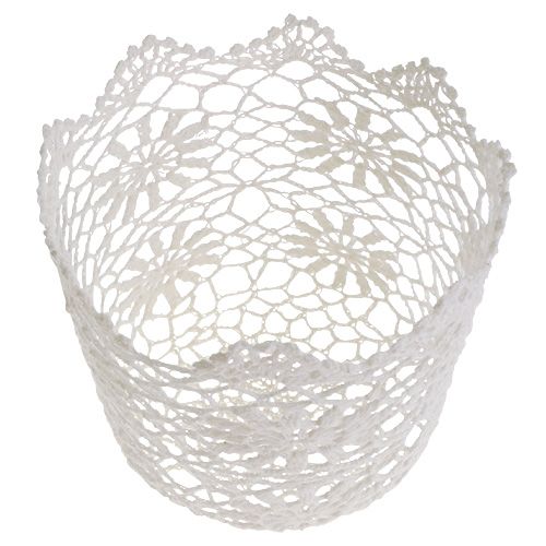 Artículo Häkeltopf Blanco Ø17cm H15cm