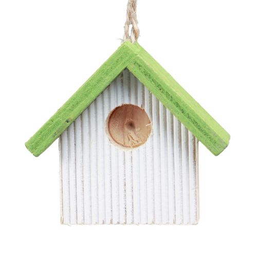 Artículo Decoración colgante decoración de primavera decoración de casita para pájaros caja nido 6,5 cm 8 piezas