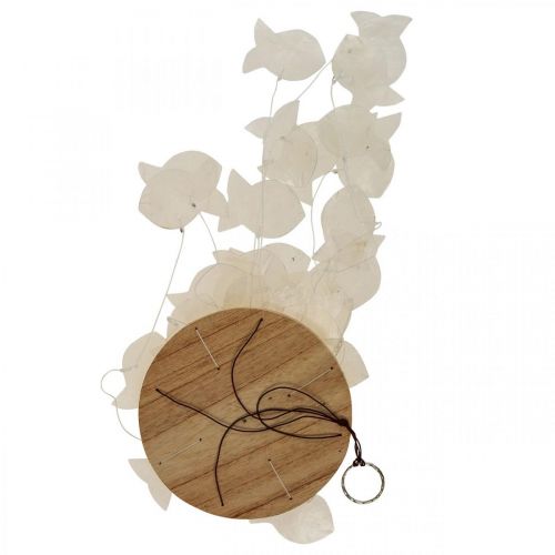 Artículo Decoración colgante conchas Capiz carillón de viento jardín Ø12cm L49cm