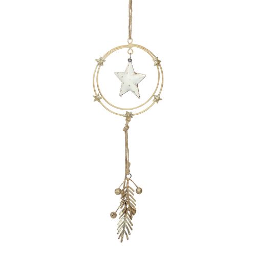 Artículo Decoración colgante Adornos para árboles de Navidad estrella H38cm 3 piezas