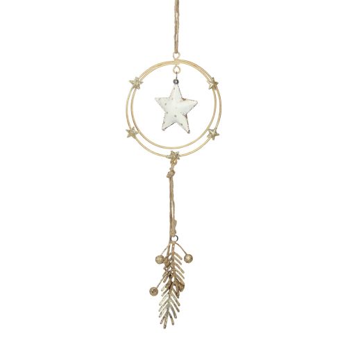 Artículo Decoración colgante Adornos para árboles de Navidad estrella Al. 38 cm 3 piezas