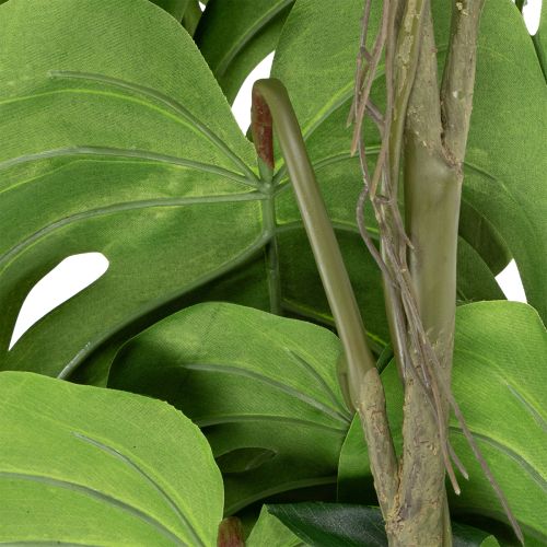 Artículo Monstera artificial con follaje grande para acentos elegantes en la sala de estar 120 cm