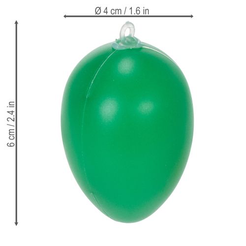 Artículo Adornos de huevos de Pascua para decorar tu hogar o jardín en primavera. Artículos decorativos coloridos, 6 cm, 24 piezas.