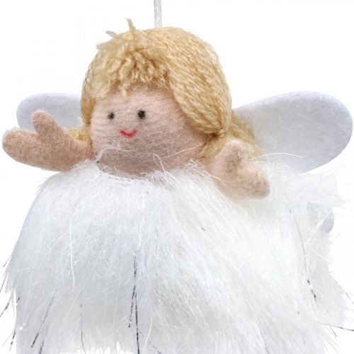 Artículo Colgante ángel, adorno navideño para colgar H12cm 4pcs