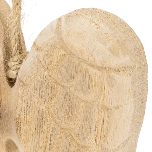 Colgante de madera con forma de ala de ángel para decoración colgante, 12 cm. | Floristik24.es